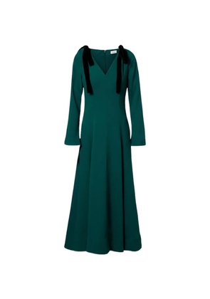 Simkhai Claribel shoulder-tie V-neck dress - Green