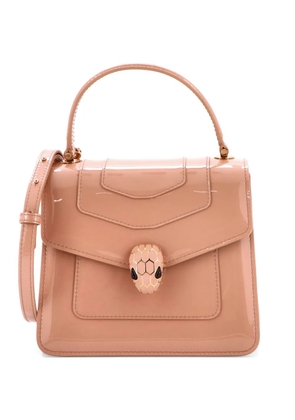 Bvlgari Pre-Owned Serpenti Top Handle Bag Patent Small satchel - Neutrals
