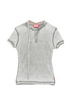 Diesel t-gary rib T-shirt - Grey
