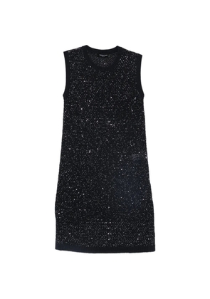 Fabiana Filippi embellished sleeveless mini dress - Blue