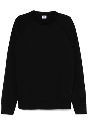 C.P. Company emboridered-logo sweatshirt - Black