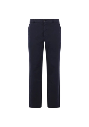Agnona buttoned straight-leg trousers - Blue