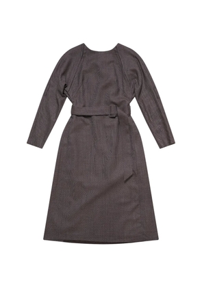MM6 Maison Margiela belted midi dress - Brown