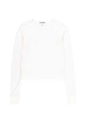 ETERNE long sleeve thermal top - White