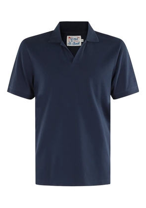 MC2 Saint Barth linen polo shirt - Blue