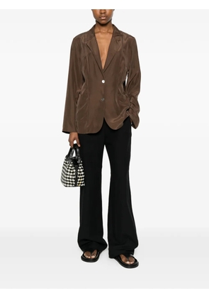 P.A.R.O.S.H. Saxon button patch-pocket blazer - Brown