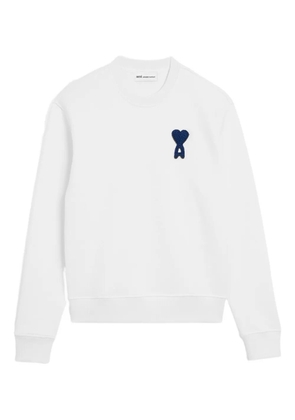 AMI Paris Ami De Coeur heart-patch sweatshirt - White