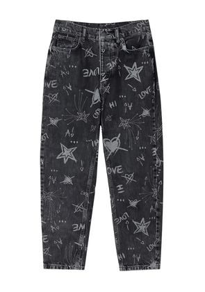 TWINSET straight-leg jeans - Black