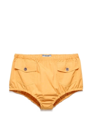 Prada poplin shorts - Yellow