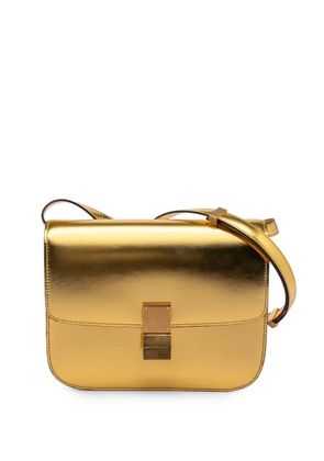 Celine Pre-Owned 2000-2025 Medium Calfskin Classic Box crossbody bag - Gold