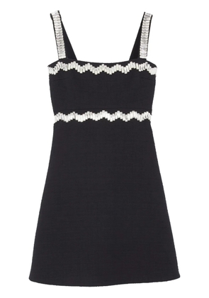 Patou crystal-embellished dress - Black