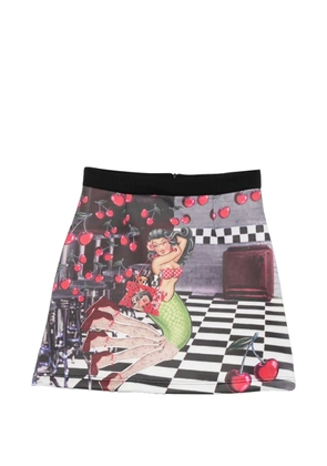 The Artistylist Mermaid-print mini skirt - Black