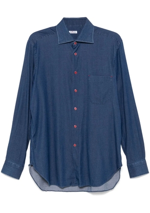 Kiton denim shirt - Blue