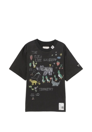 Maison MIHARA YASUHIRO graphic-print T-shirt - Black