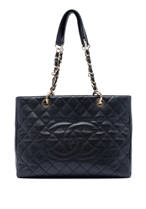 CHANEL Pre-Owned 2009-2010 Caviar Grand Shopping tote bag - Black