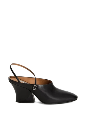 Jil Sander block-heel strap mules - Black