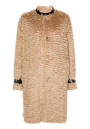 Jil Sander brushed coat - Neutrals