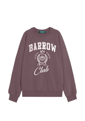 BARROW graphic crew-neck sweatshirt - Purple