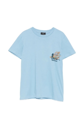 ETRO paisley print T-shirt - Blue