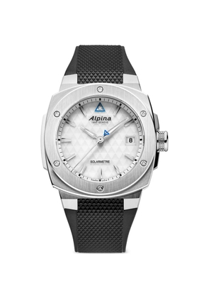 Alpina Solarmetre stainless steel 38.90mm watch - White