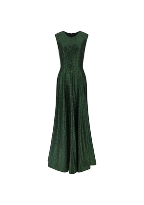 Norma Kamali Grace sequinned gown - Green