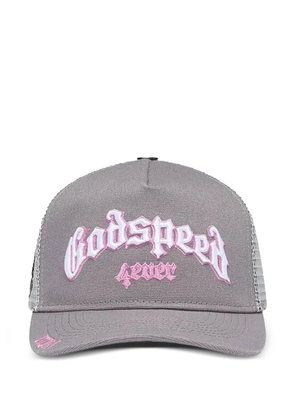 GODSPEED logo-lettering trucker cap - Grey