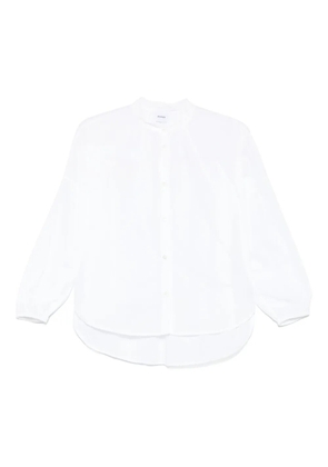 ASPESI gathered poplin shirt - White