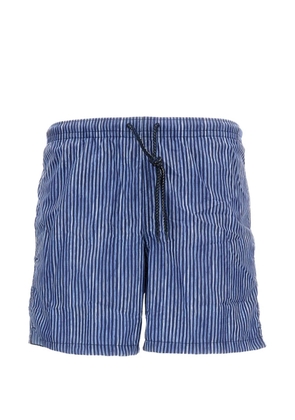 Drumohr striped drawstring swim shorts - Blue