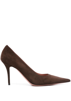 Amina Muaddi 90mm Barbara pumps - Brown