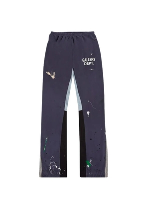 GALLERY DEPT. paint-splatters flared track pants - Blue