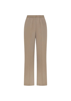 Seventy elasticated-waistband trousers - Brown