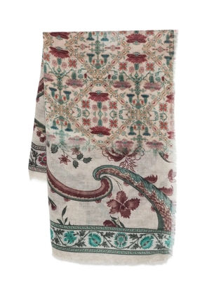 Pierre-Louis Mascia Euclide scarf - Neutrals