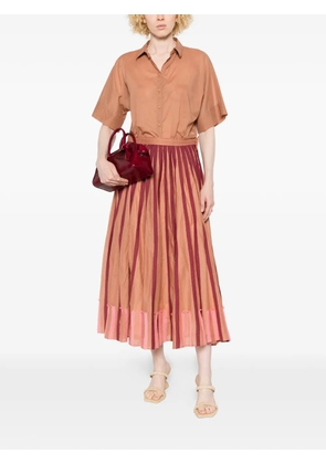 Niu short-sleeve shirt - Brown