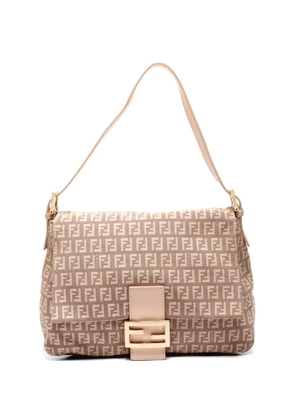 Fendi Pre-Owned 2000s Zucchino pattern shoulder bag - Neutrals