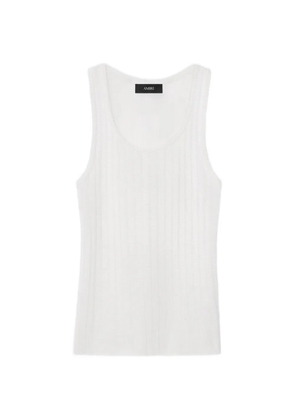 AMIRI ribbed tank top - White