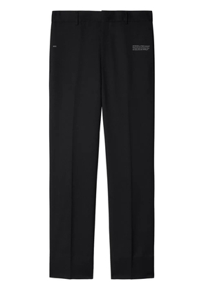 Off-White slim-fit trousers - Black