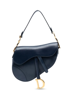 Christian Dior Pre-Owned 2018 Leather Saddle Bag shoulder bag - Blue