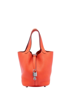 Hermès Pre-Owned 2015 Clemence Picotin Lock 18 handbag - Orange