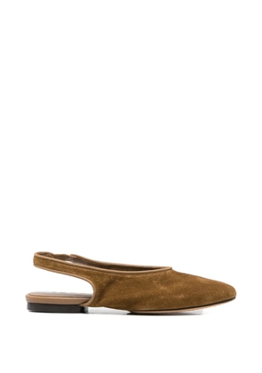 Soeur slingback heeled mules - Brown