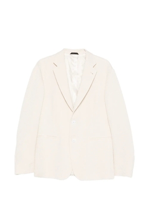 Giorgio Armani textured blazer - Neutrals