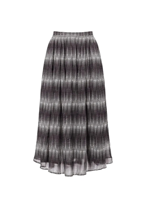 Officine Generale Seyla pleated skirt - Black