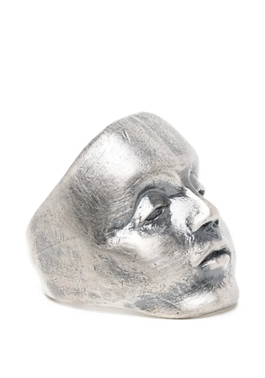 Yohji Yamamoto 950 Mask ring - Silver
