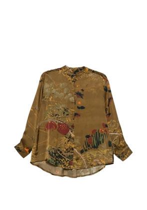 YAVI Nolen floral shirt - Brown