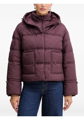 GUESS USA hooded puffer jacket - Red
