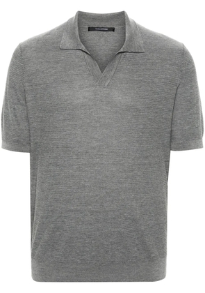 Tagliatore Paco knitted polo shirt - Grey