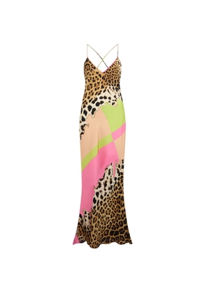 Roberto Cavalli animal-print maxi dress - Neutrals