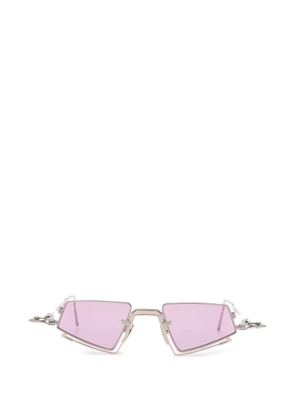 VOA COLLECTIVE Padma geometric-frame sunglasses - Silver