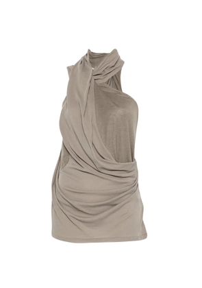 ENTIRE STUDIOS sleeveless draped-design top - Neutrals