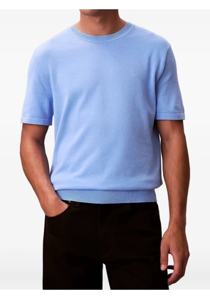 Calvin Klein Pima logo sweater - Blue