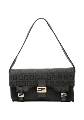 Fendi Pre-Owned 2000-2020 Zuccca shoulder bag - Black
